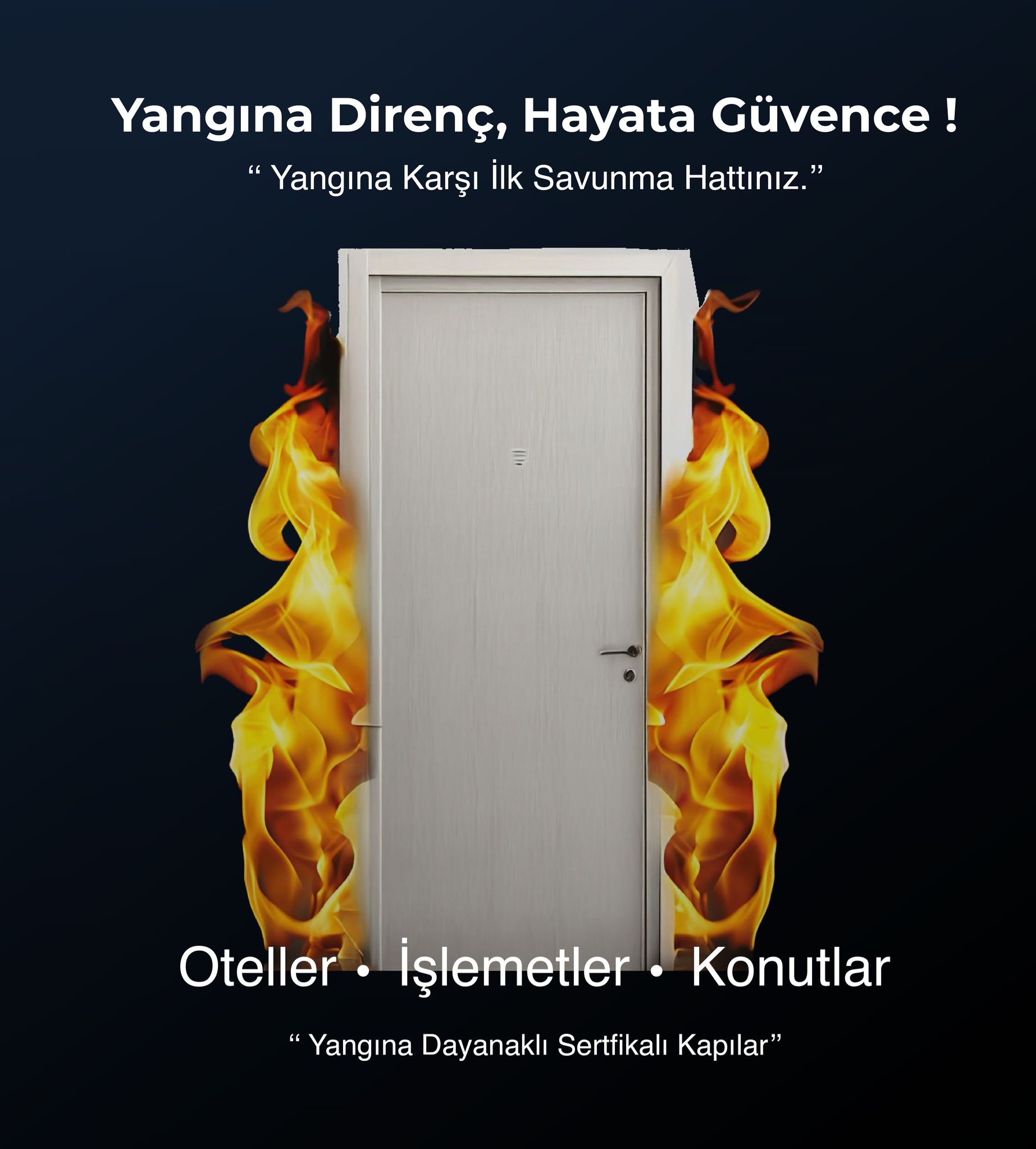 Yangına Dayanıklı Kapılar 