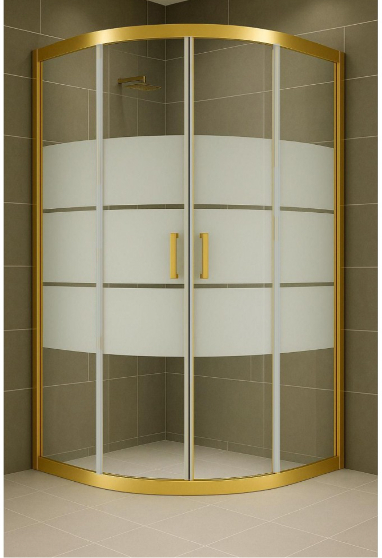 GOLD PROFİL 5MM TEMPERLİ CAM