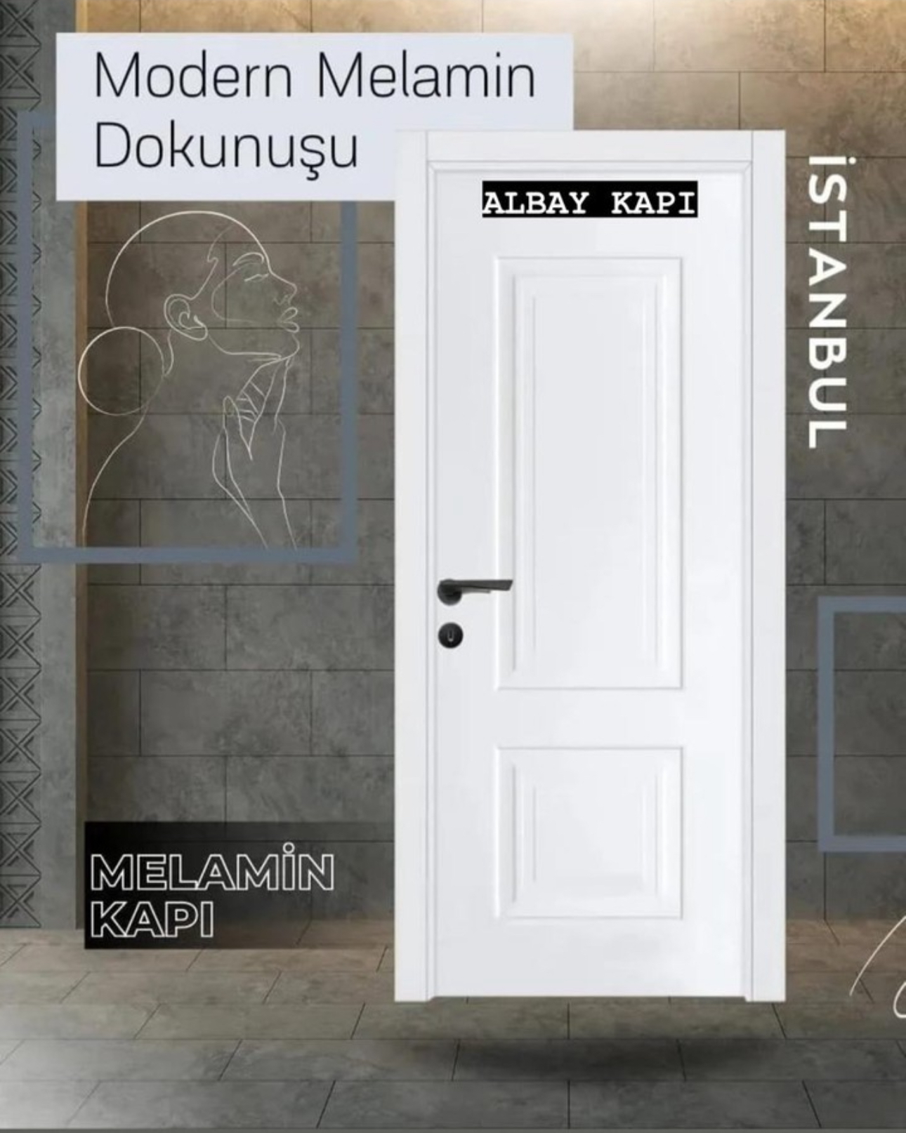 İstanbul Model Melamin kapı