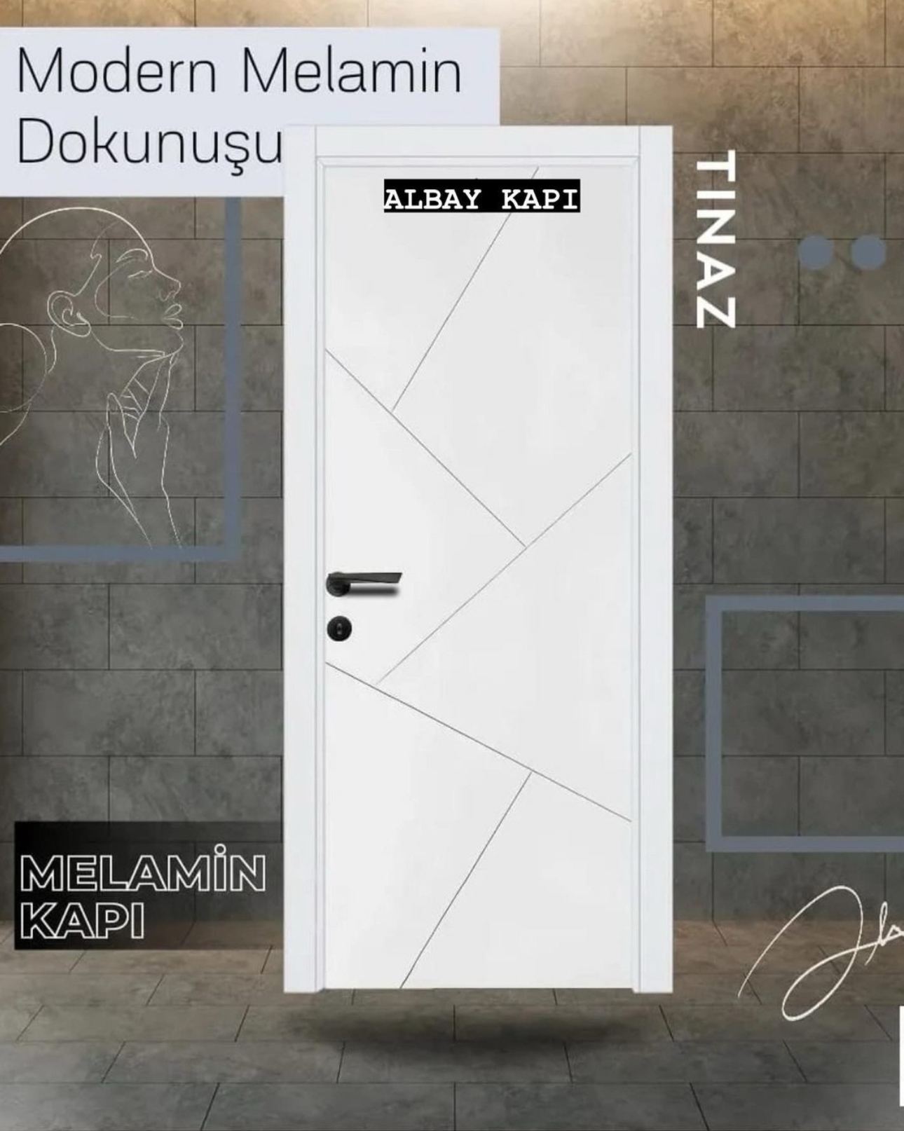 Tınaz Melamin Kapı